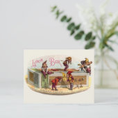 Vintage Zigarrenboxen Postkarte (Stehend Vorderseite)