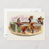 Vintage Zigarrenboxen Postkarte (Vorne/Hinten)