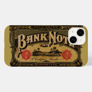 Vintage-Zigarrenetiketten-Kunst, Banknoten-Geld-Fi Case-Mate iPhone Hülle
