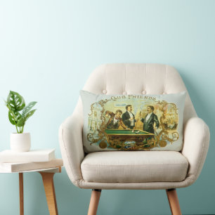 Vintage-Zigarrenetiketten-Kunst, Club Friends Bill Lendenkissen