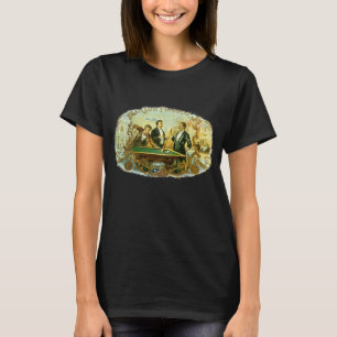 Vintage-Zigarrenetiketten-Kunst, Club Friends Bill T-Shirt