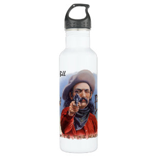Vintage-Zigarrenetiketten-Kunst, Cowboy trifft ins Trinkflasche