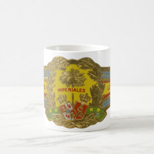 Vintage-Zigarrenetiketten-Kunst, Manuel Lopez Impe Kaffeetasse