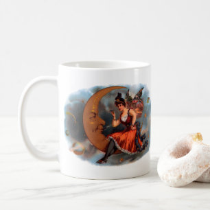 Vintage-Zigarrenetiketten-Kunst, viktorianische Fe Kaffeetasse