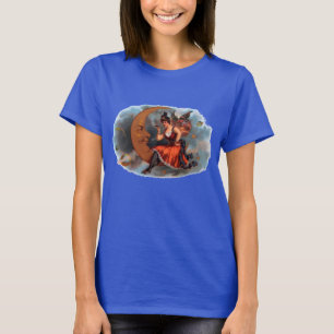 Vintage-Zigarrenetiketten-Kunst, viktorianische Fe T-Shirt
