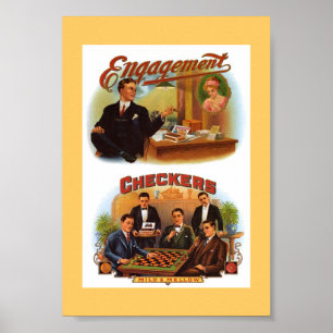 Vintage Zigarrenschachteln Poster
