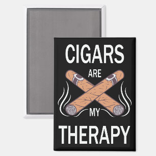 Vintage Zigarrentherapie Magnet