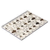 Vintage Zikaden-Illustration Notizblock (Linke Seite)