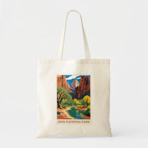 Vintage Zion National Park Utah Berge Tragetasche
