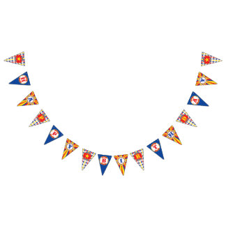 Vintage Zirkus-alles Gute zum Geburtstagfahne, Wimpelkette