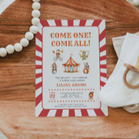 Vintage-Zirkus-Baby-Party