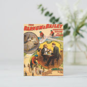 Vintage: Zirkus Barnum & Bailey - Postkarte (Stehend Vorderseite)