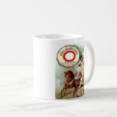 Vintage Zirkus-Clown-Geschenk-Tasse Kaffeetasse (VorderseiteRechts)