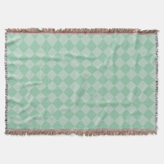 Vintage-Zirkus-Diamant-Gewebe Decke (Vorderseite)