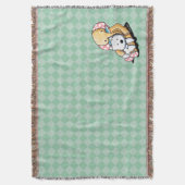 Vintage-Zirkus-Freund Westie-Wurfdecke Decke (Vorderseite Vertikal)
