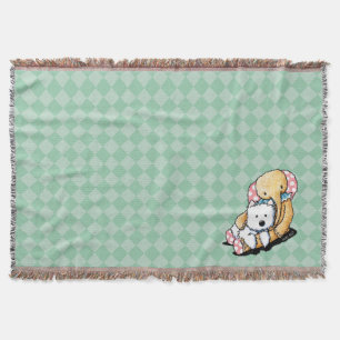 Vintage-Zirkus-Freund Westie-Wurfdecke Decke