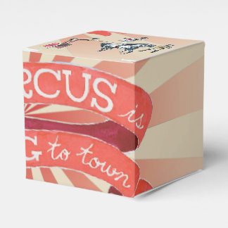 Vintage-Zirkus-Geschenkbox Geschenkschachtel