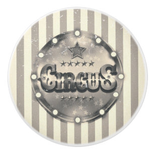 Vintage Zirkus-Gestreift Streifen Cool Einzigartig Keramikknauf