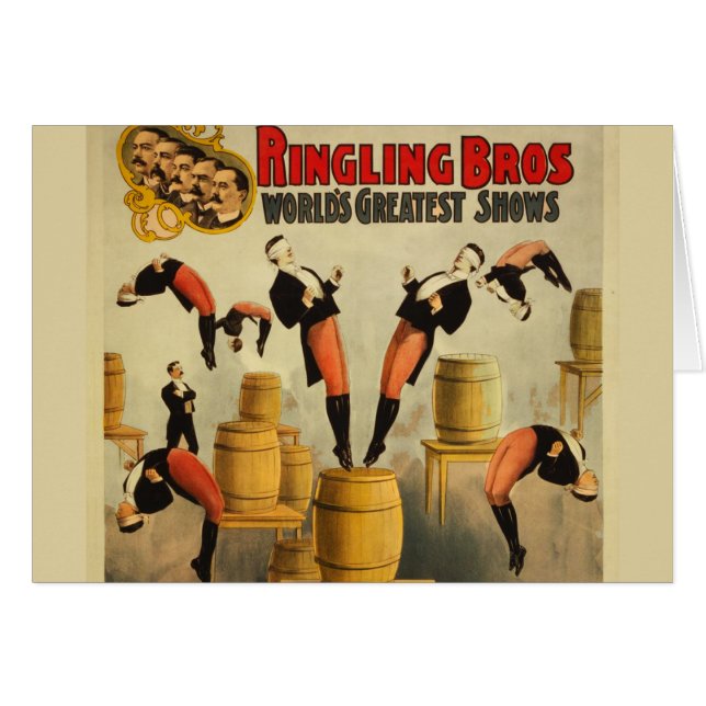 Vintage Zirkus Jahrmarktposter (Vorderseite (Horizontal))