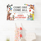 Vintage Zirkus Karneval Festival Kindergeburtstag Banner (Insitu)
