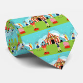 Vintage Zirkus-Krawatte Krawatte (Gerollt)