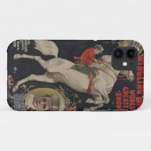 Vintage Zirkus-Plakat iphone Hüllen (Rückseite (Horizontal))