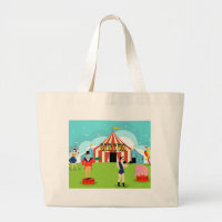 Vintage Zirkus-Taschen-Tasche