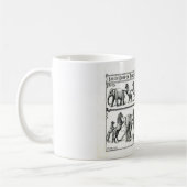 Vintage Zirkus-Tasse Kaffeetasse (Links)