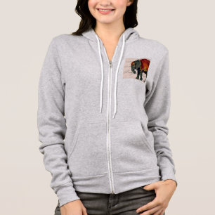 Vintage Zirkuselefant Hoodie