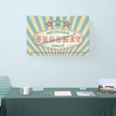 Vintage Zirkuskunstshow mit Crochet-Haken Banner (Messe)