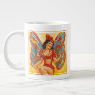 Vintage-Zirkusposter von Clyde Beatty Jumbo-Tasse