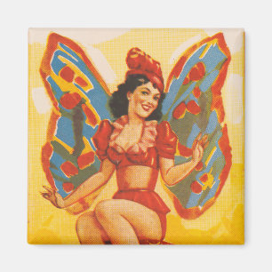 Vintage-Zirkusposter von Clyde Beatty Magnet
