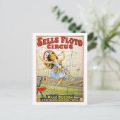 Vintage Zirkuswerbung: Beeson High Wire Act Postkarte (Stehend Vorderseite)