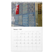 Vintage Zisnikfliesen Kalender (Feb 2027)