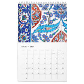 Vintage Zisnikfliesen Kalender (Jan 2027)