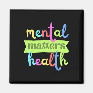 Vintage-Zitat über psychische Gesundheitsprobleme Magnet