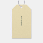 Vintage Zitrone Geschenkanhänger (Rückseite)