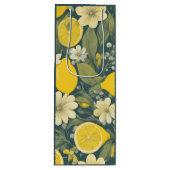 Vintage Zitrone Geschenktüte Für Weinflaschen (Vorderseite)