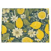 Vintage Zitrone Große Geschenktüte (Vorderseite)