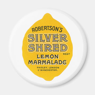 Vintage Zitronenmarmelade Etikett Magnet