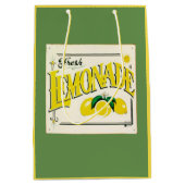 Vintage Zitronenschildkröte Mittlere Geschenktüte (Vorderseite)