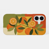 Vintage Zitruszweig iPhone 16 Hülle (Rückseite (Horizontal))