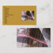 Vintage zivile Kriegssteppdecken-Geschäftskarte Visitenkarte (Vorne/Hinten)