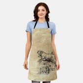 Vintage Zodiac Aries Schürze (Getragen)