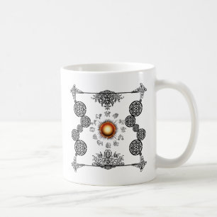 Vintage Zodiac Art Deco Design Kaffeemaschine Tass Kaffeetasse