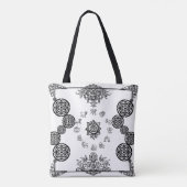 Vintage Zodiac Art Deco Design PAO Tasche (Rückseite)