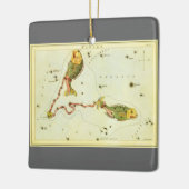 Vintage Zodiac-Astrologie Fische Konstellation Keramikornament (Links)