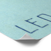 Vintage Zodiac Astrologie Leo Lion Constellation Poster (Ecke)