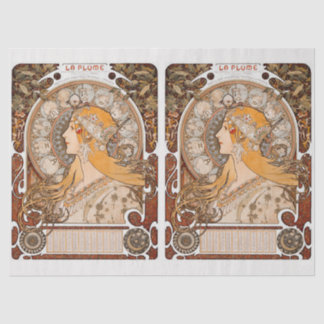 Vintage Zodiac-Collage-Dekoupage Seidenpapier
