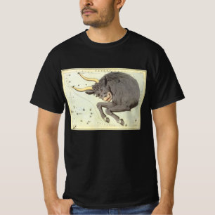 Vintage-Zodiac-Sternzeichen Stier Stier-Konstellat T-Shirt